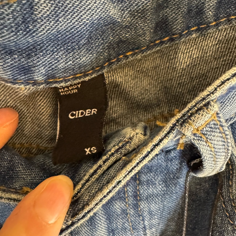Cider Denim Straight leg Jeans NWT - Picture 3 of 5